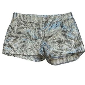 Leifsdottir python snakeskin dress shorts size 8